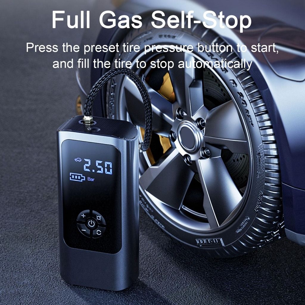 Portable Wireless Car Tyre Inflator Pump 150PSI 12V Digital