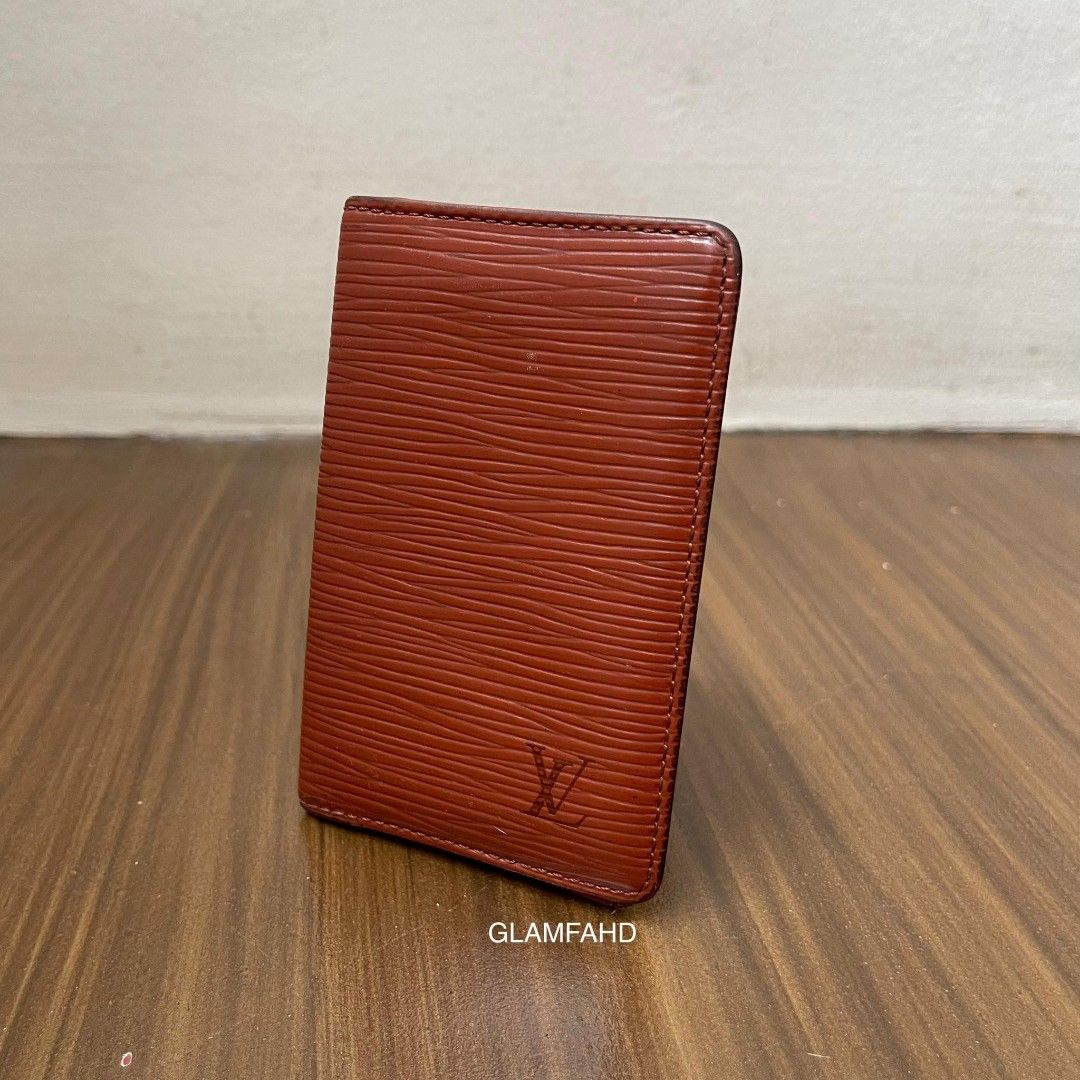LV pocket organizer epi leather, Luxury, Bags & Wallets on Carousell