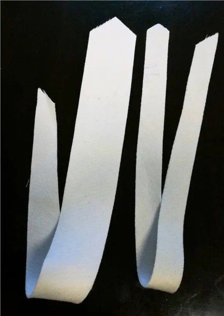 necktie interfacing
