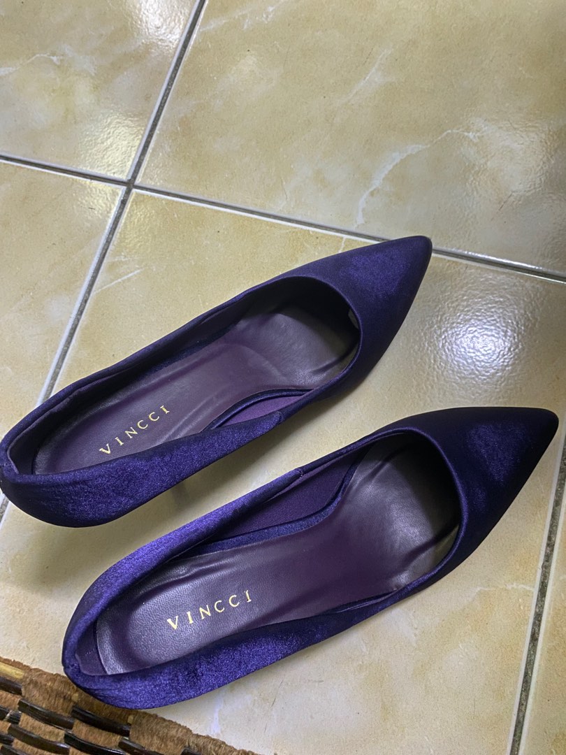 Purple Vincci Heels Women s Fashion Footwear Heels on Carousell