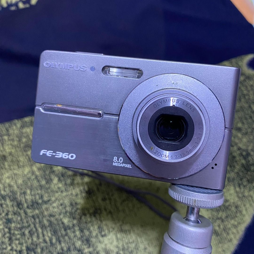 RARE Olympus FE360 8MP W 1GB XD CARD., Photography, Cameras on Carousell