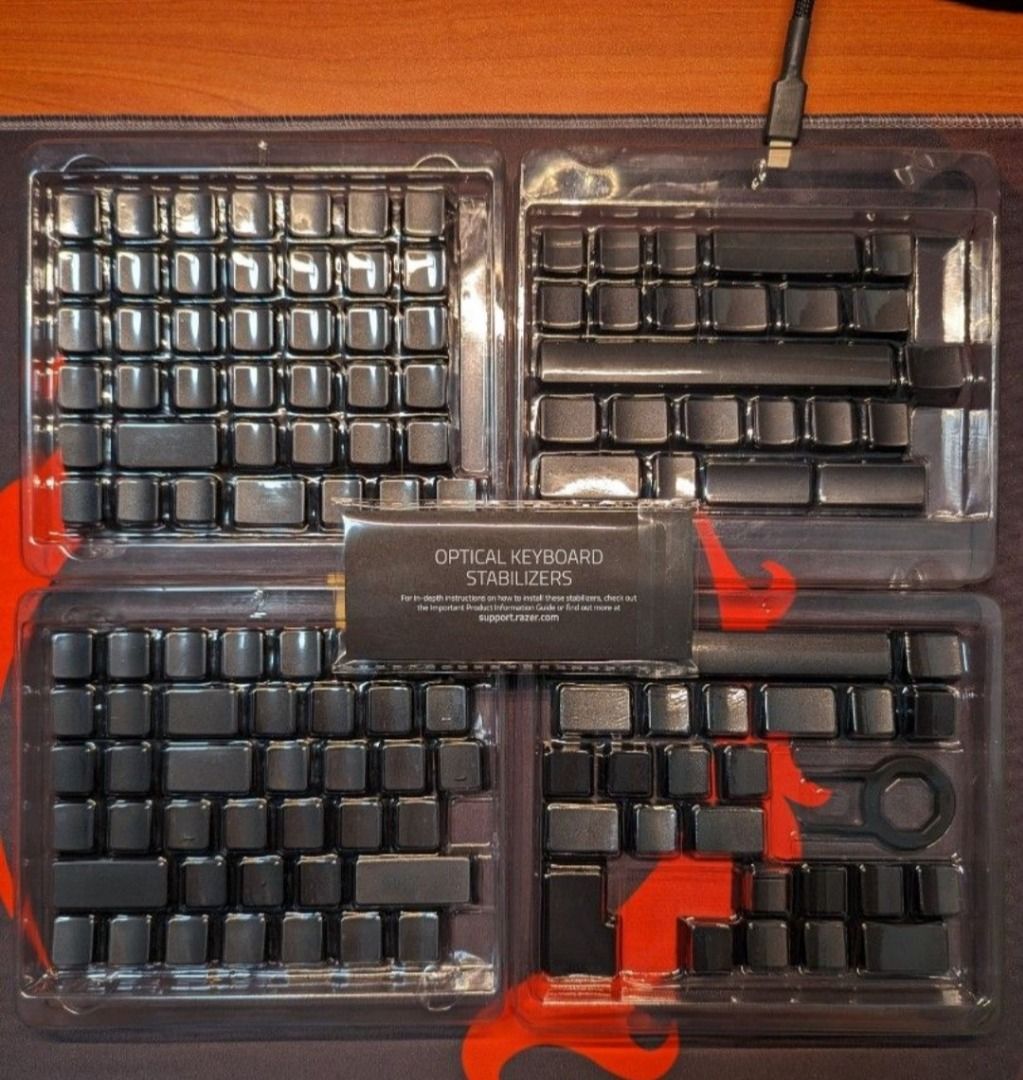 Razer phantom keycaps (black), Computers & Tech, Parts & Accessories ...