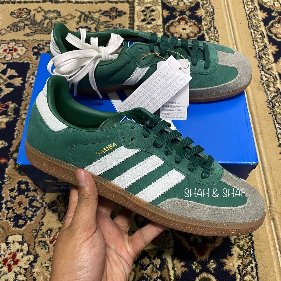 READY STOCK Adidas Originals Samba Hijau UK8
