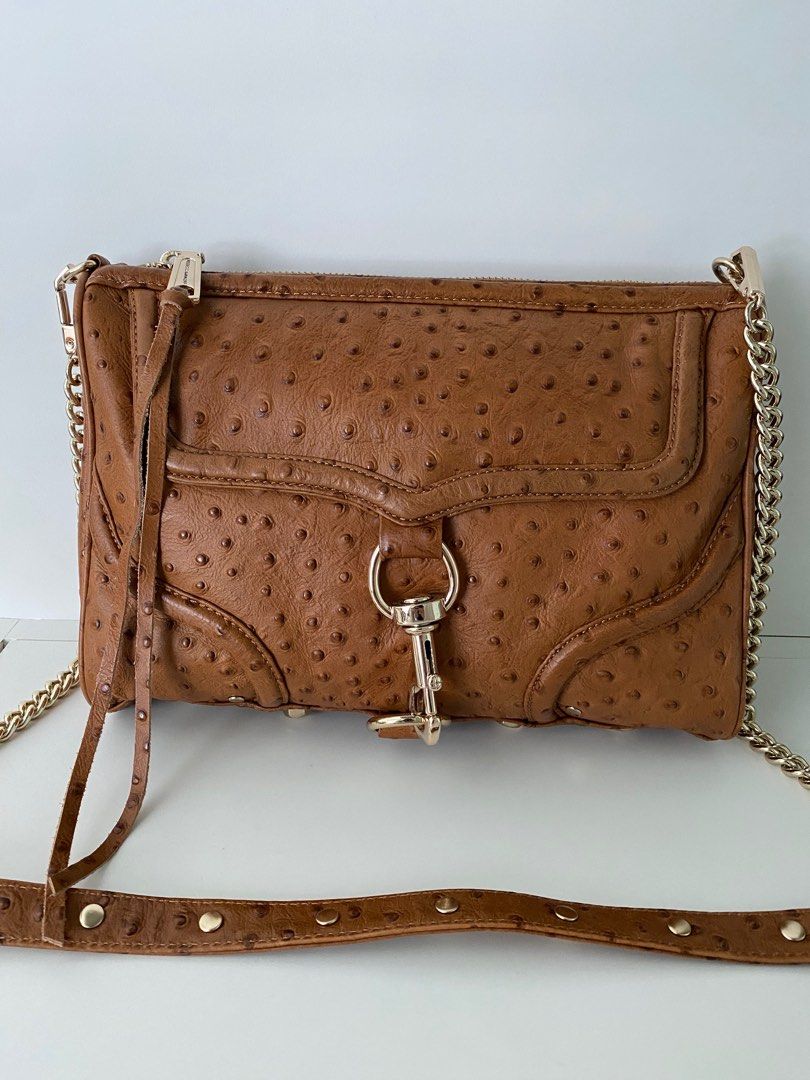 Rebecca minkoff ostrich bag on sale