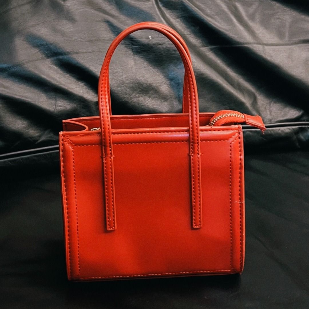 Red Top Handle Bag on Carousell