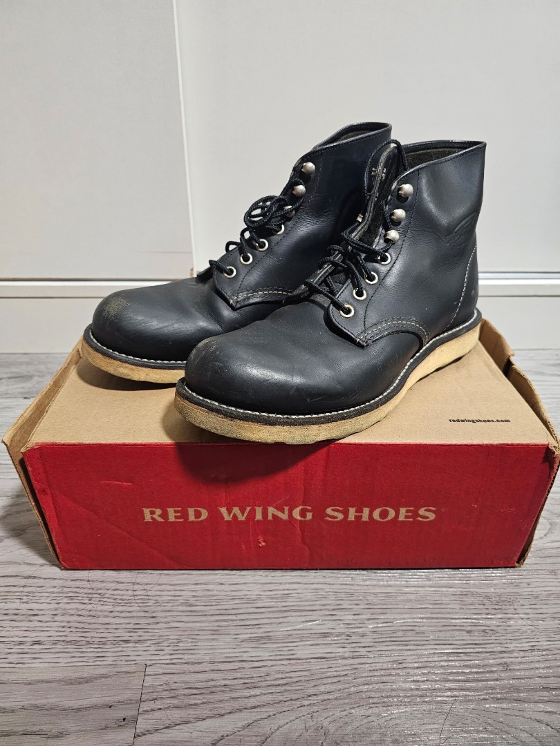 Red Wing 8165 Classic Round black, Men's Fashion, Footwear, Boots on ...