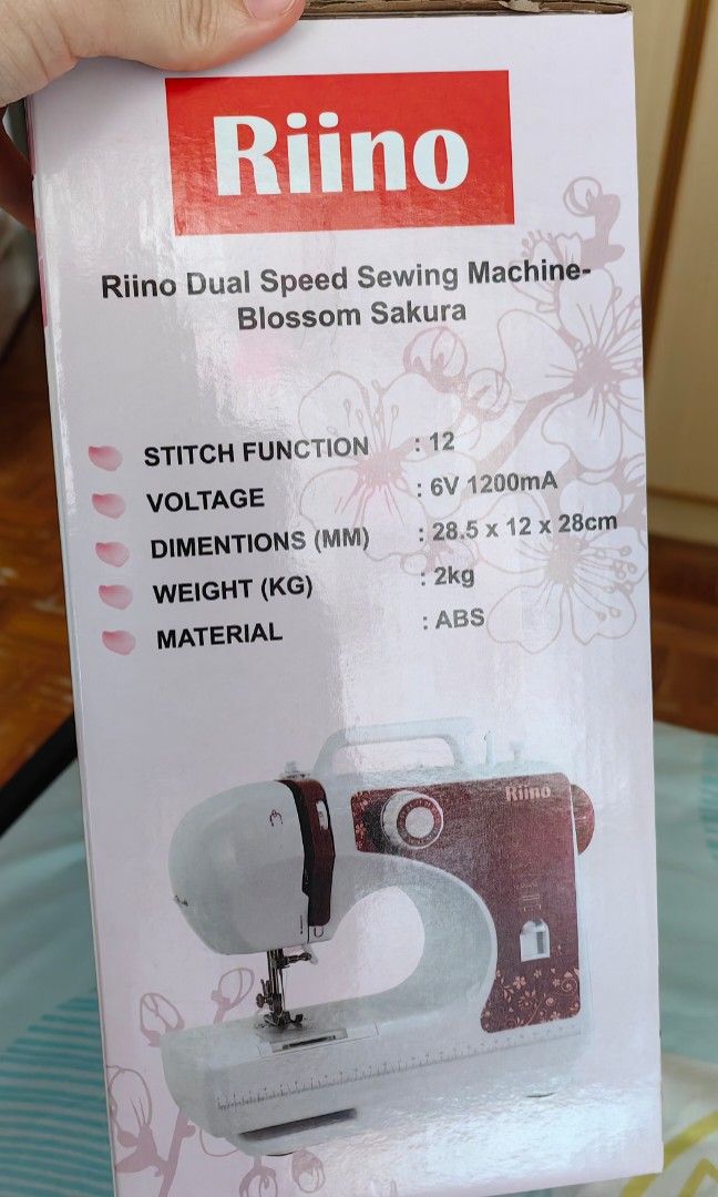Riino sewing machine, TV & Home Appliances, Other Home Appliances on