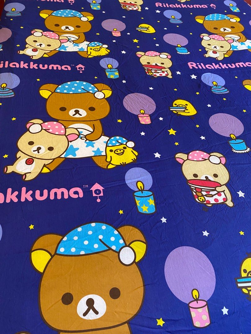 RILAKKUMA FITTED SHEET on Carousell