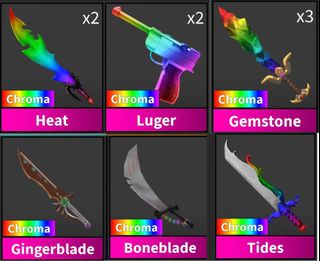 roblox mm2 chromas, Video Gaming, Gaming Accessories, In-Game Products ...