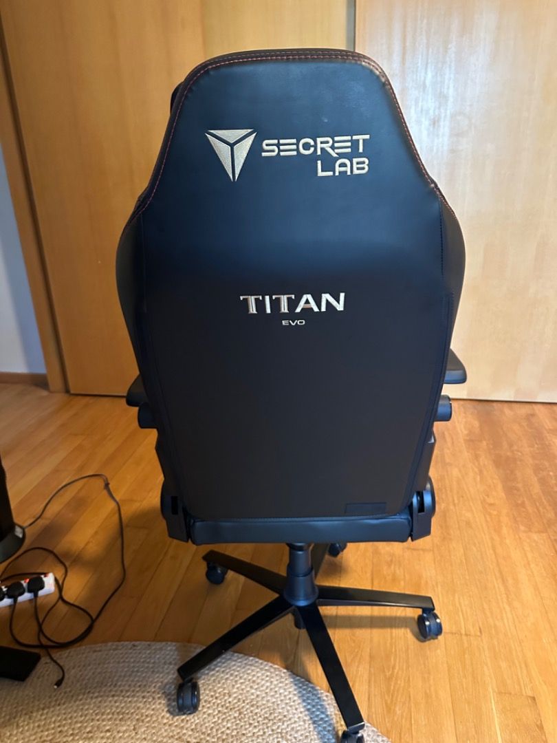 SecretLab TITAN EVO with Memory Foam Head Pillow, Furniture