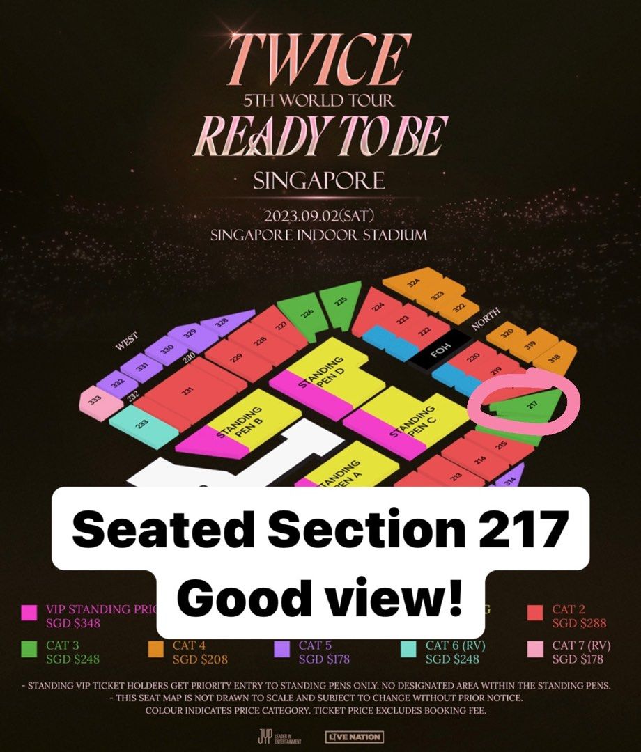 Section 217 Twice Tickets, Tickets & Vouchers, Event Tickets on Carousell