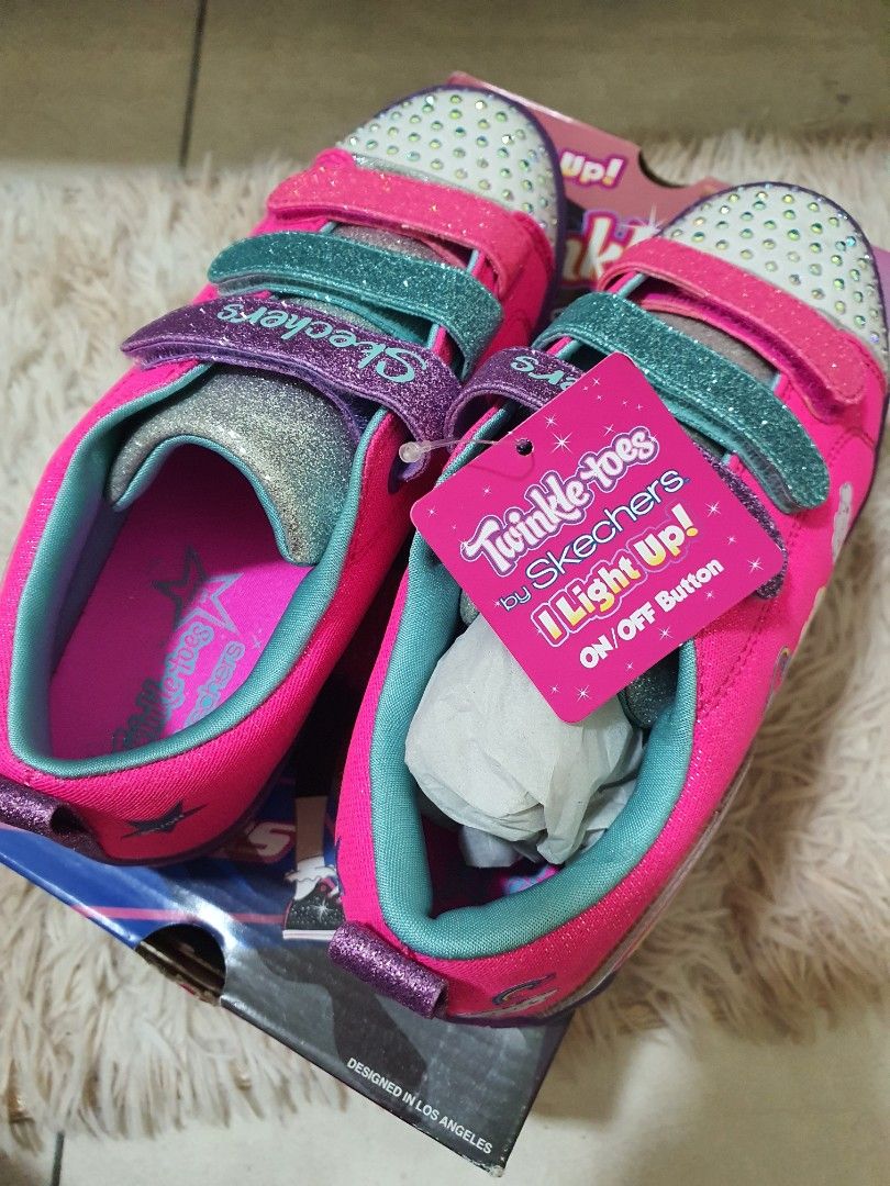 Skechers Twinkle toes rainbow glow Babies Kids Babies Kids