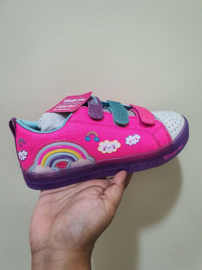 Skechers twinkle hotsell toes rainbow glow
