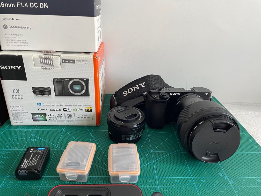 Sony A6000 bundle (Sigma 16mm F1.4 E mount), Photography, Cameras on