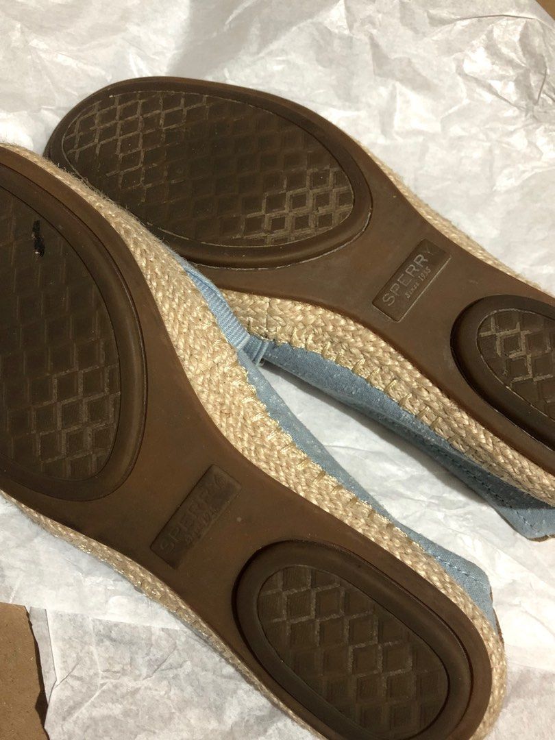 Sperry Top Sider Sunset Skimmer Espadrille Women 6 Blue