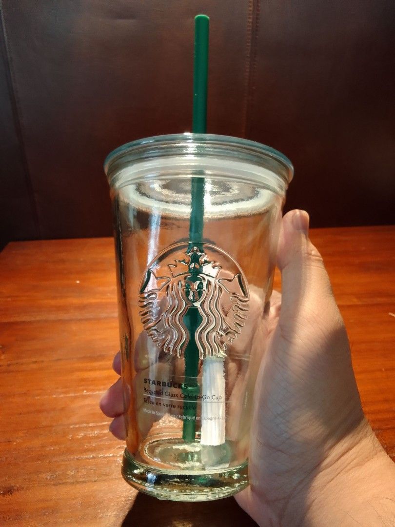 Starbucks, Kitchen, Recycled Glass Starbucks Cup