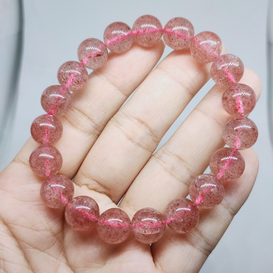 Strawberry Quartz Bracelet
