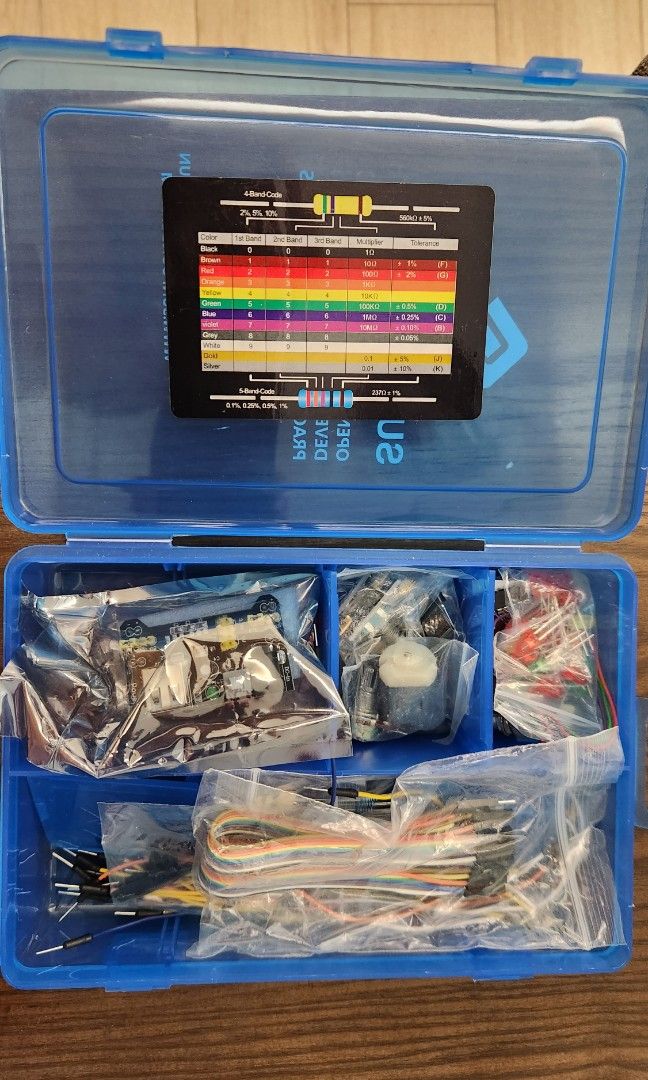 Sunfounder kit (Category: Other Accessories) located in Singapore. Submitted by ramblim (Listing ID 1236801621, Image 2). Description: Some cables used.