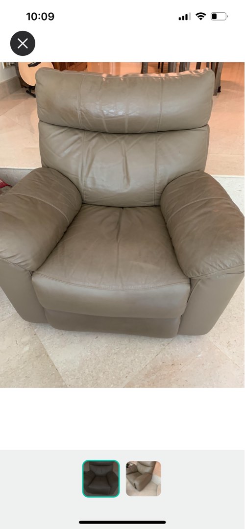 Super comfy leather chair online