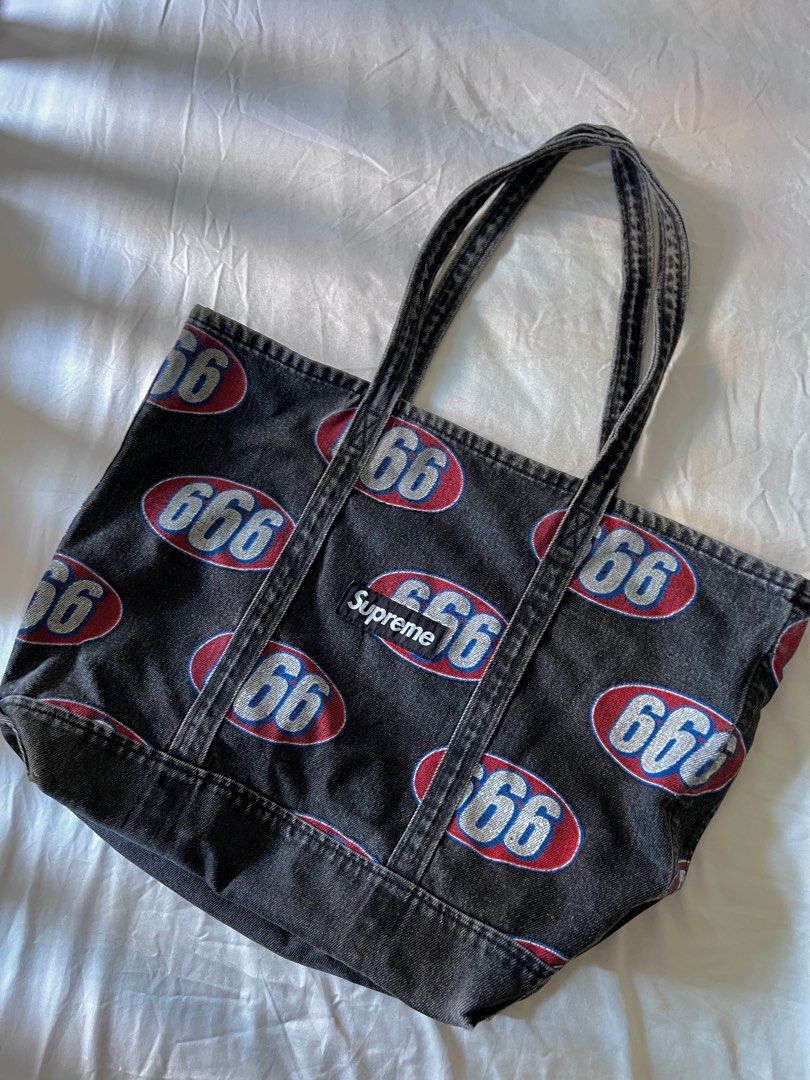 Supreme denim tote discount