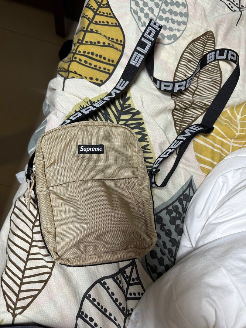 Supreme Shoulder Bag (SS18) tan, 名牌, 手袋及銀包- Carousell