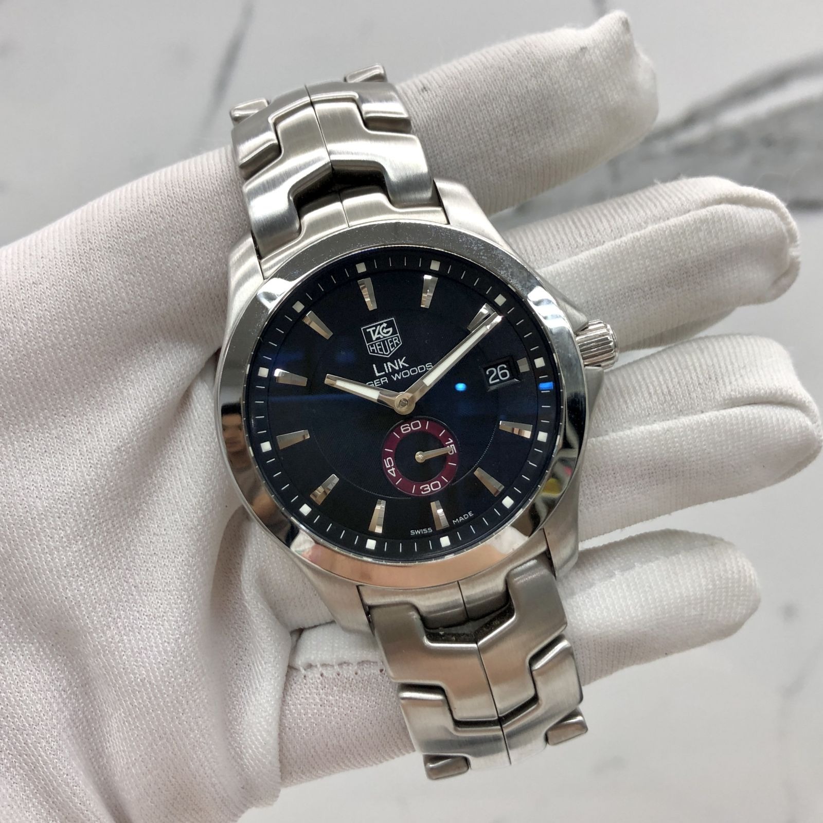 Tag heuer link tiger woods limited edition 2025 wj 2110 watch
