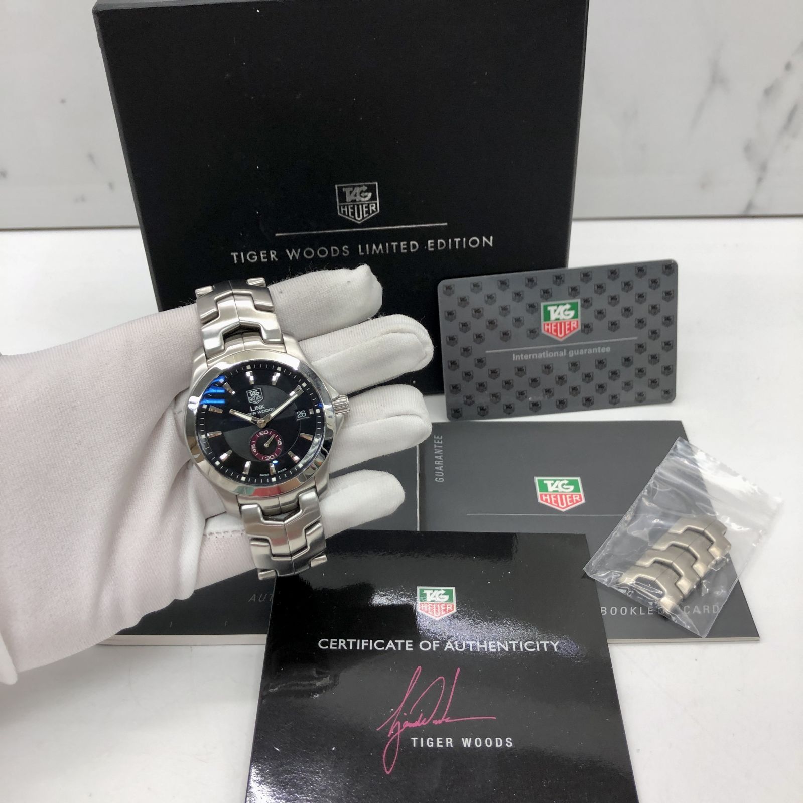 Tag heuer link tiger woods limited edition best sale wj 2110 watch