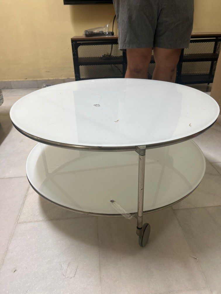 IKEA Strind Coffee Table with wheels, Furniture & Home Living