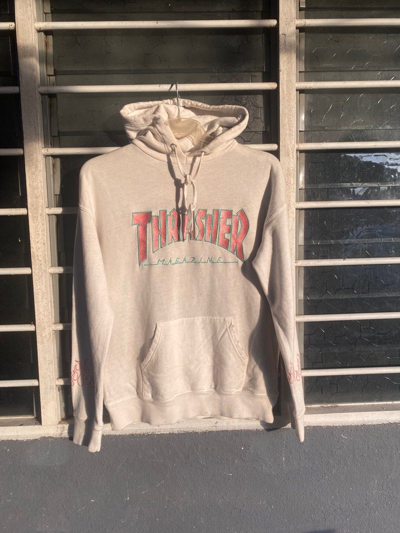 Thrasher x jouetie flame hoodie
