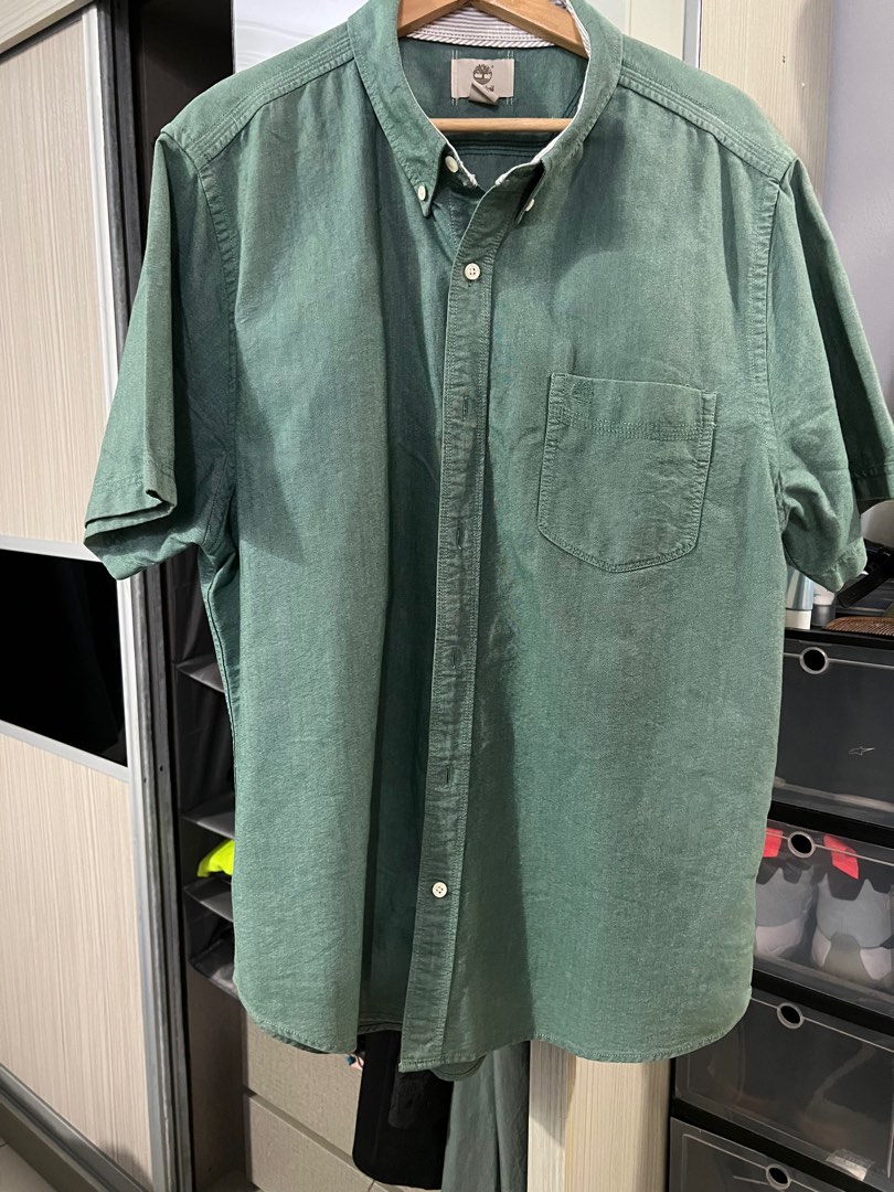 Timberland Verde Cotton Men Shirt main image 0