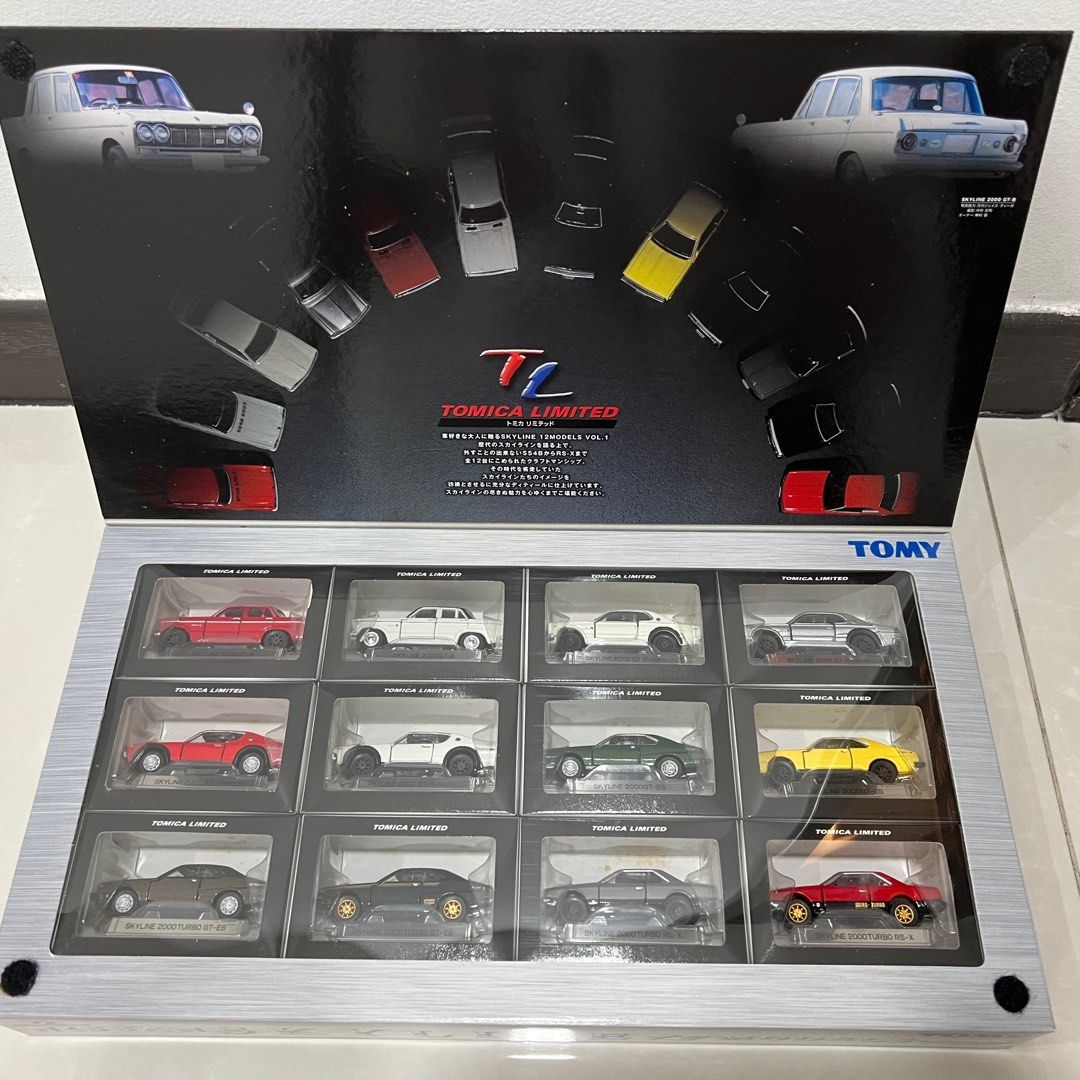 Tomica Limited Nissan Skyline 12 Models Set Volume 1 Set, Toys