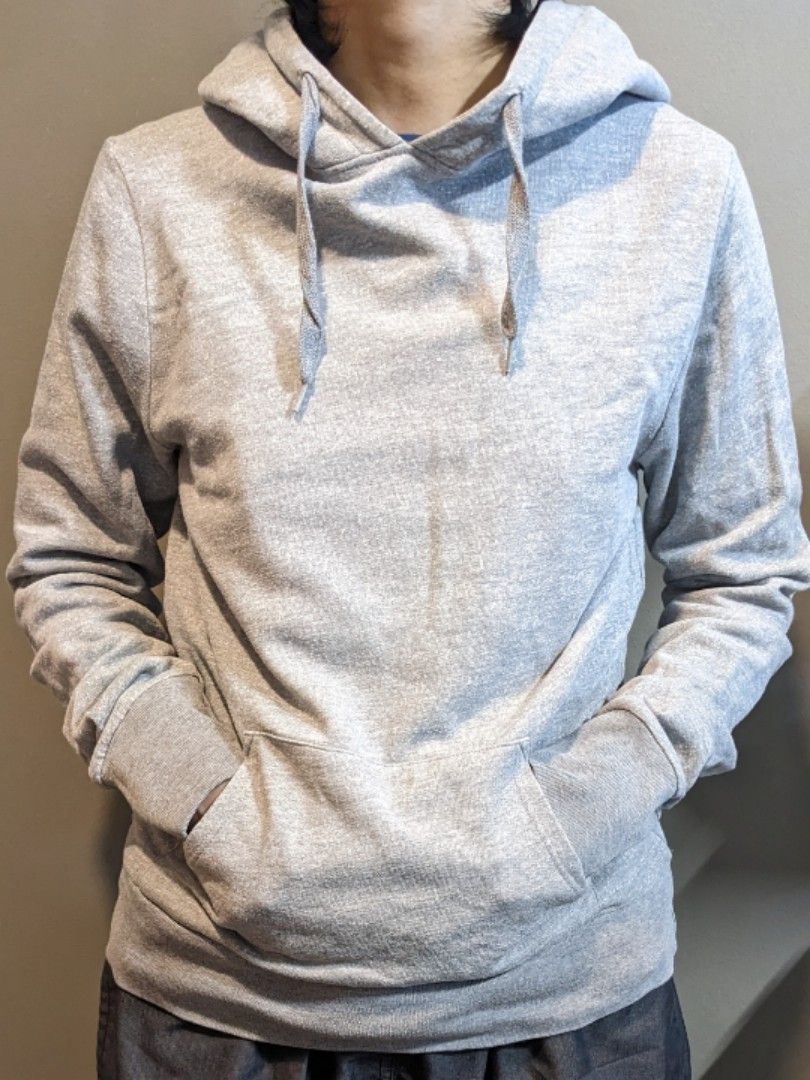 Topshop petite hoodie light grey long sleeved Women s Fashion