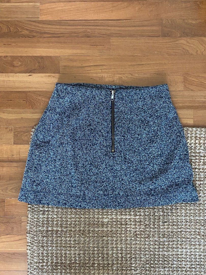 Tweed mini cheap skirt topshop