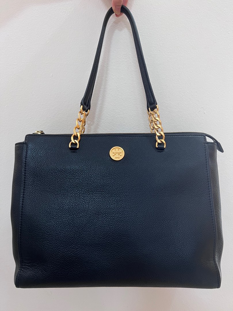 Tory Burch Mason Tote Black