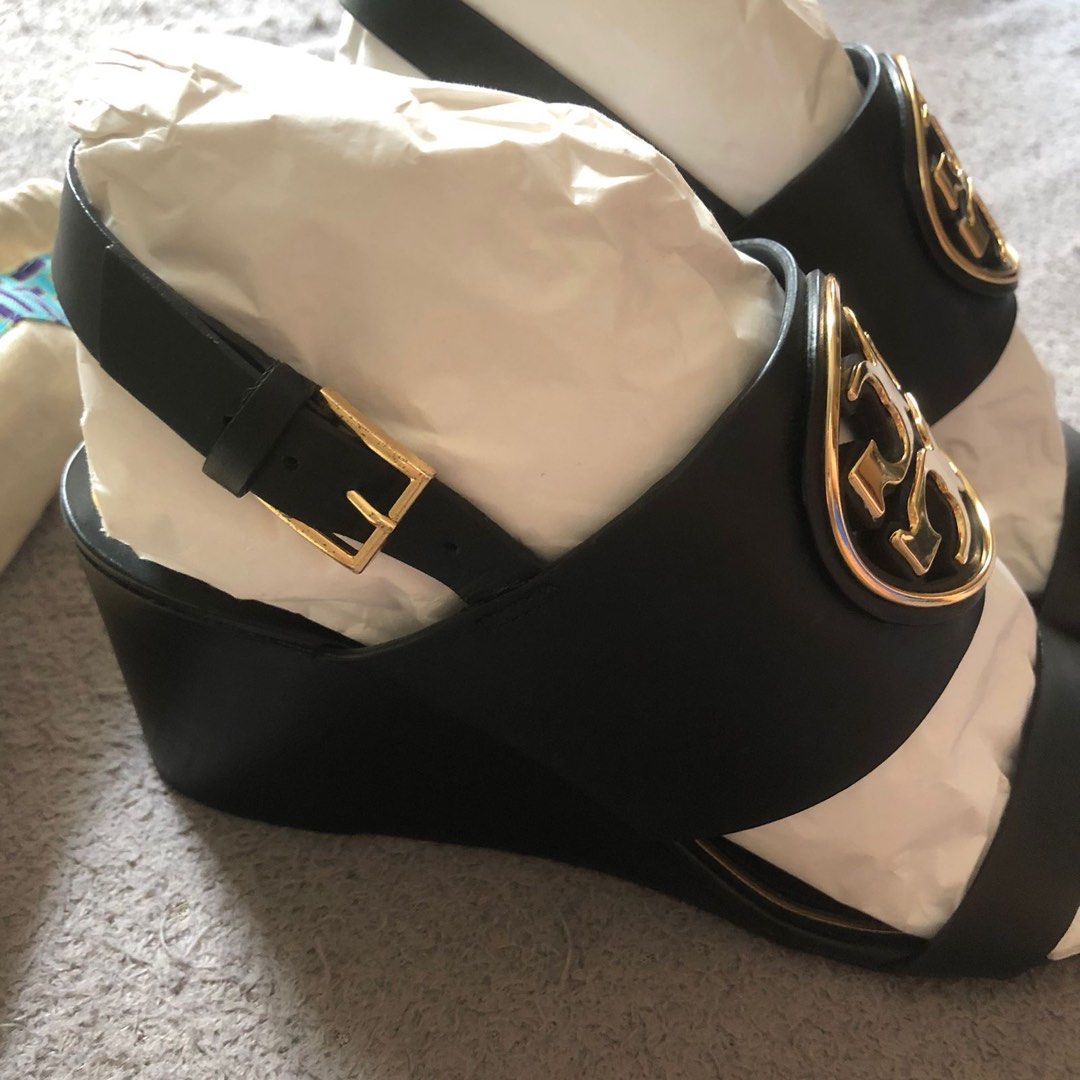 Tory burch 65mm online metal miller wedge