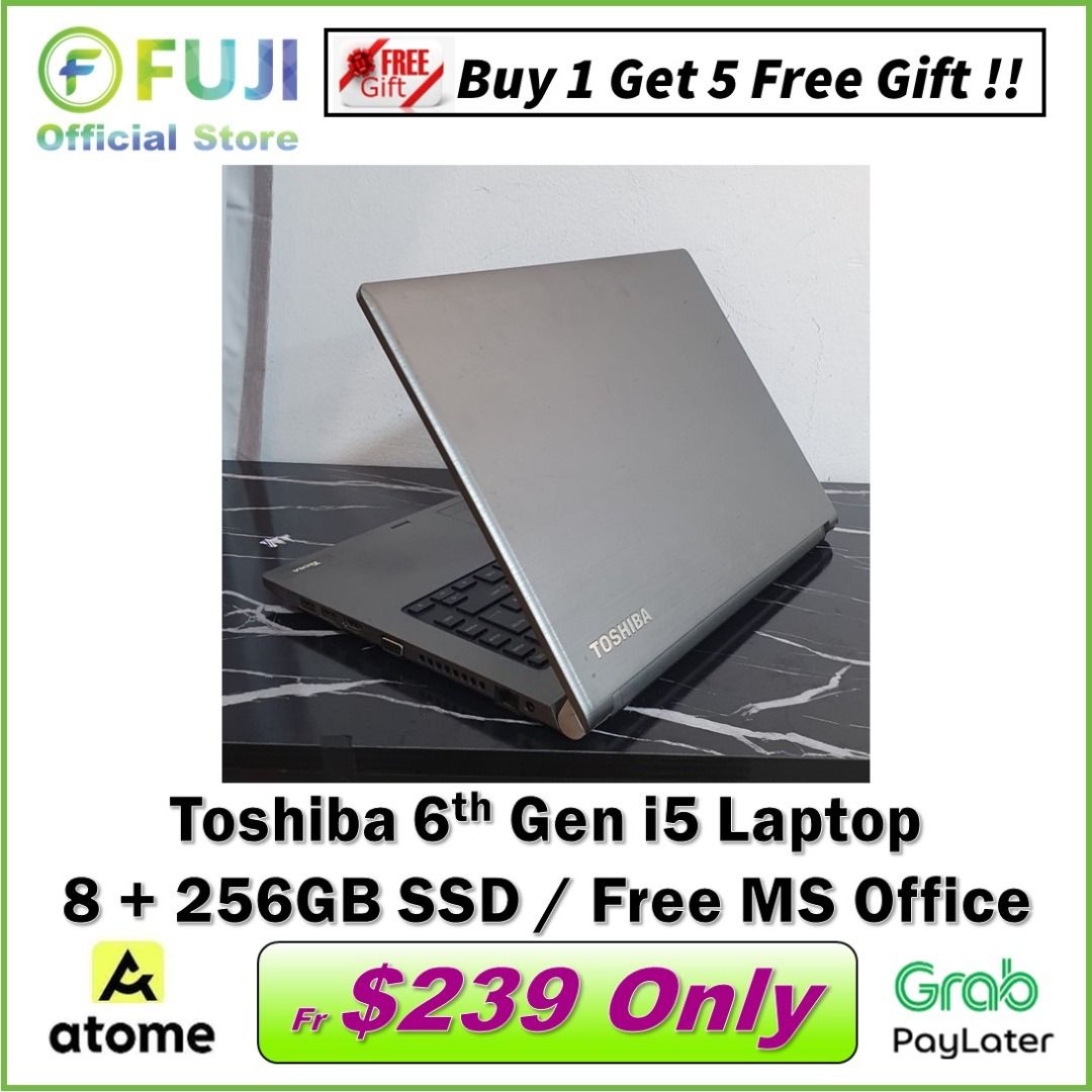 Toshiba i5 Laptop 256GB 8GB Ram 100 Good Condition Fast Boot Up Slim and Lightweight Cheapest Deal Now