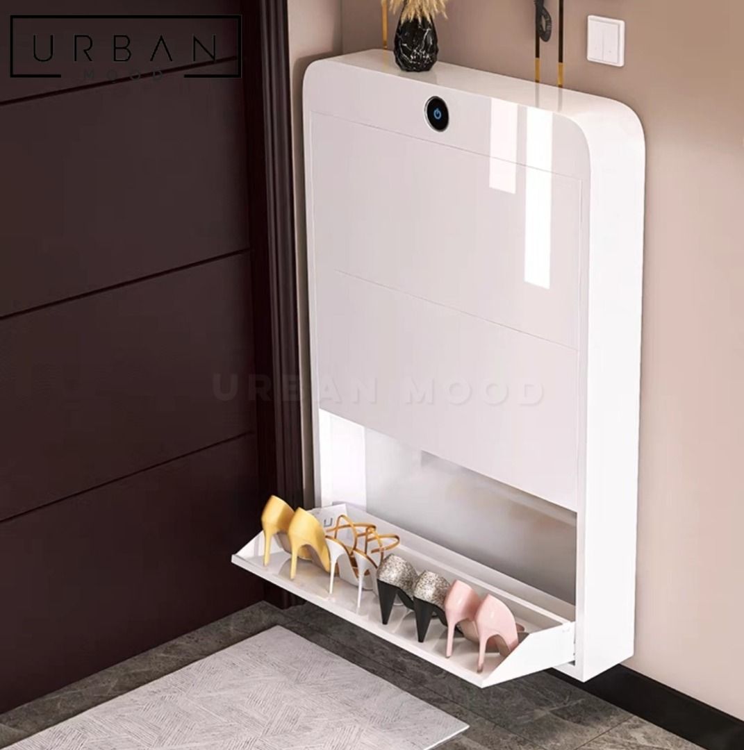 TRUDY Ultra Slim Shoe Cabinet Furniture Home Living Furniture Shelves Cabinets Racks on Carousell
