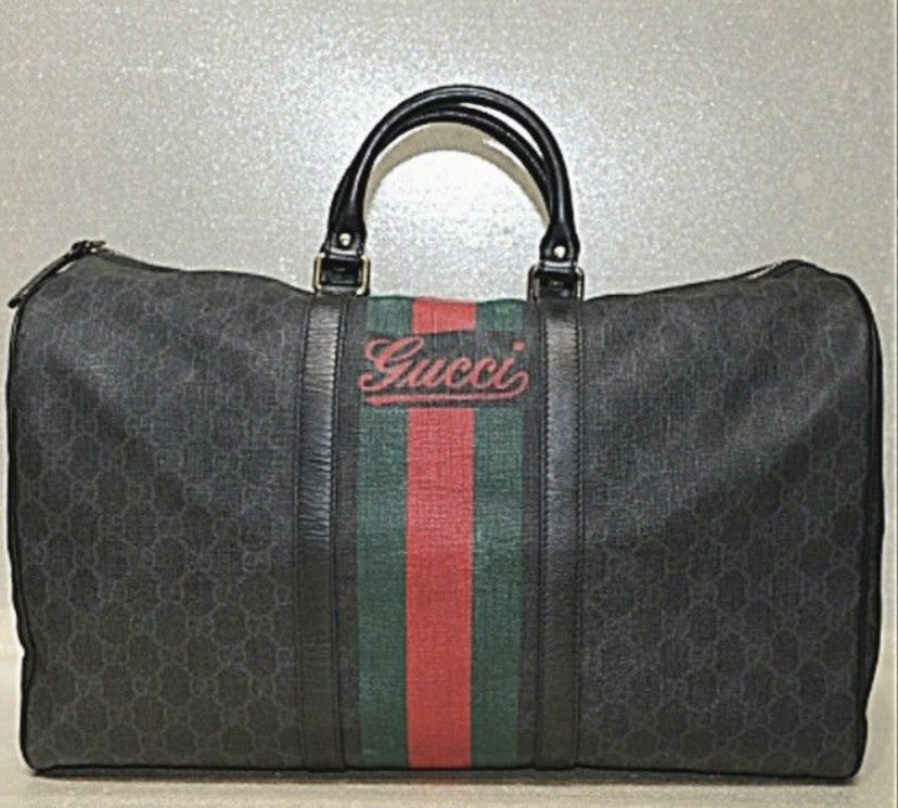 Gucci duffle bag used deals