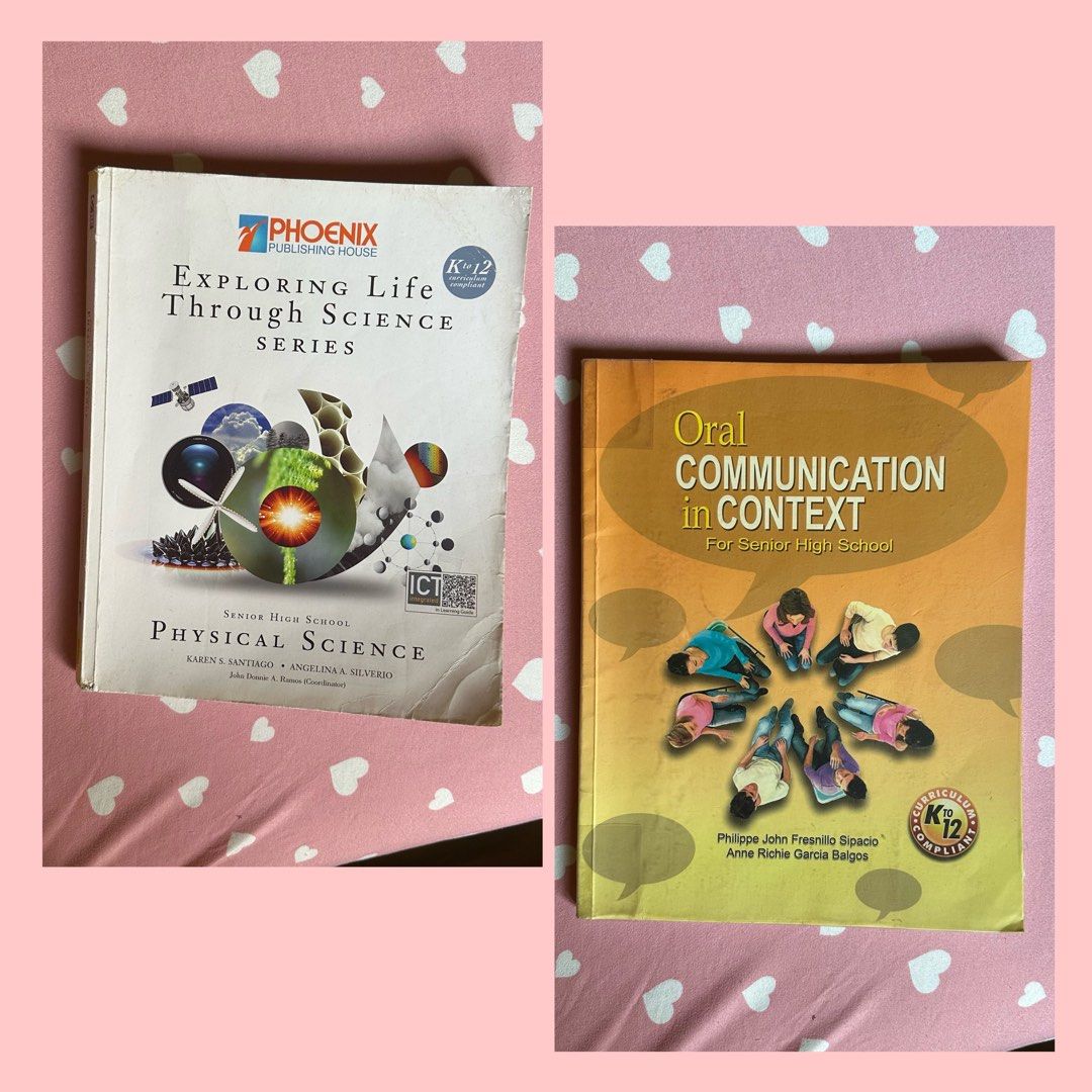 Ust Books UST SHS BOOKS: Oral Communication & Physical Science on Carousell