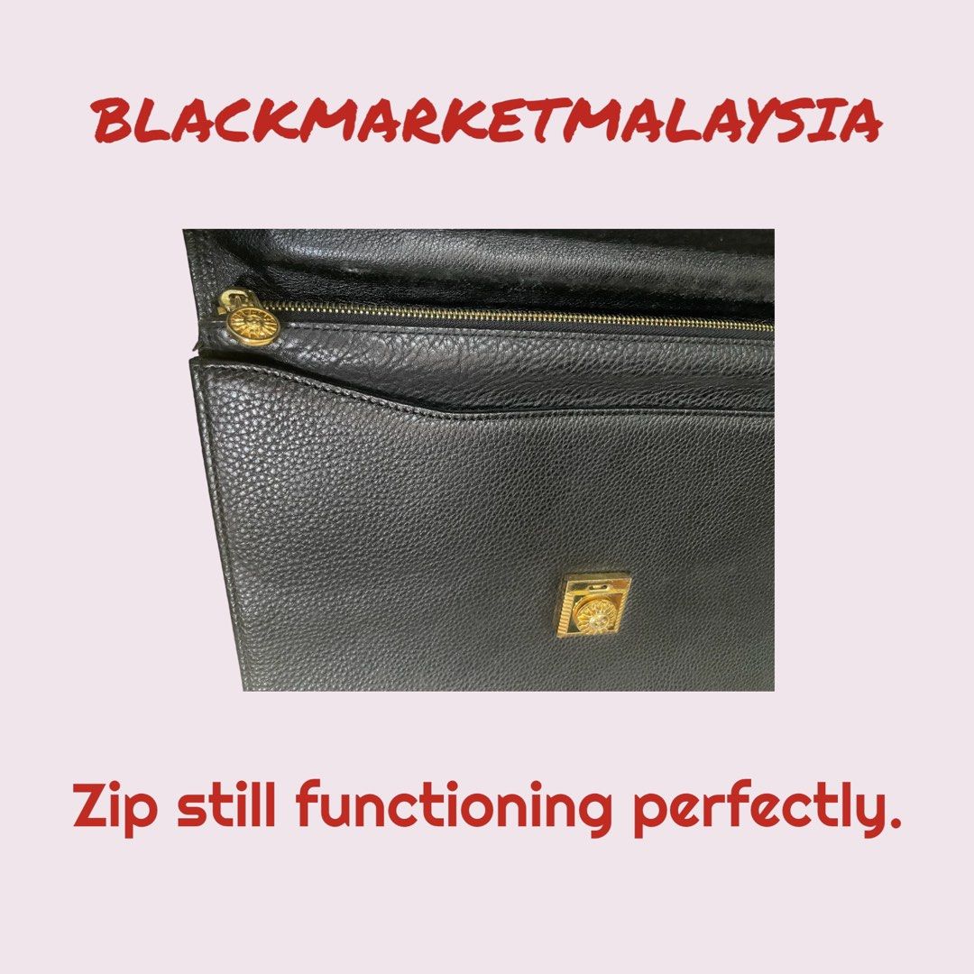 Versace Vintage Briefcase, Luxury, Bags & Wallets on Carousell