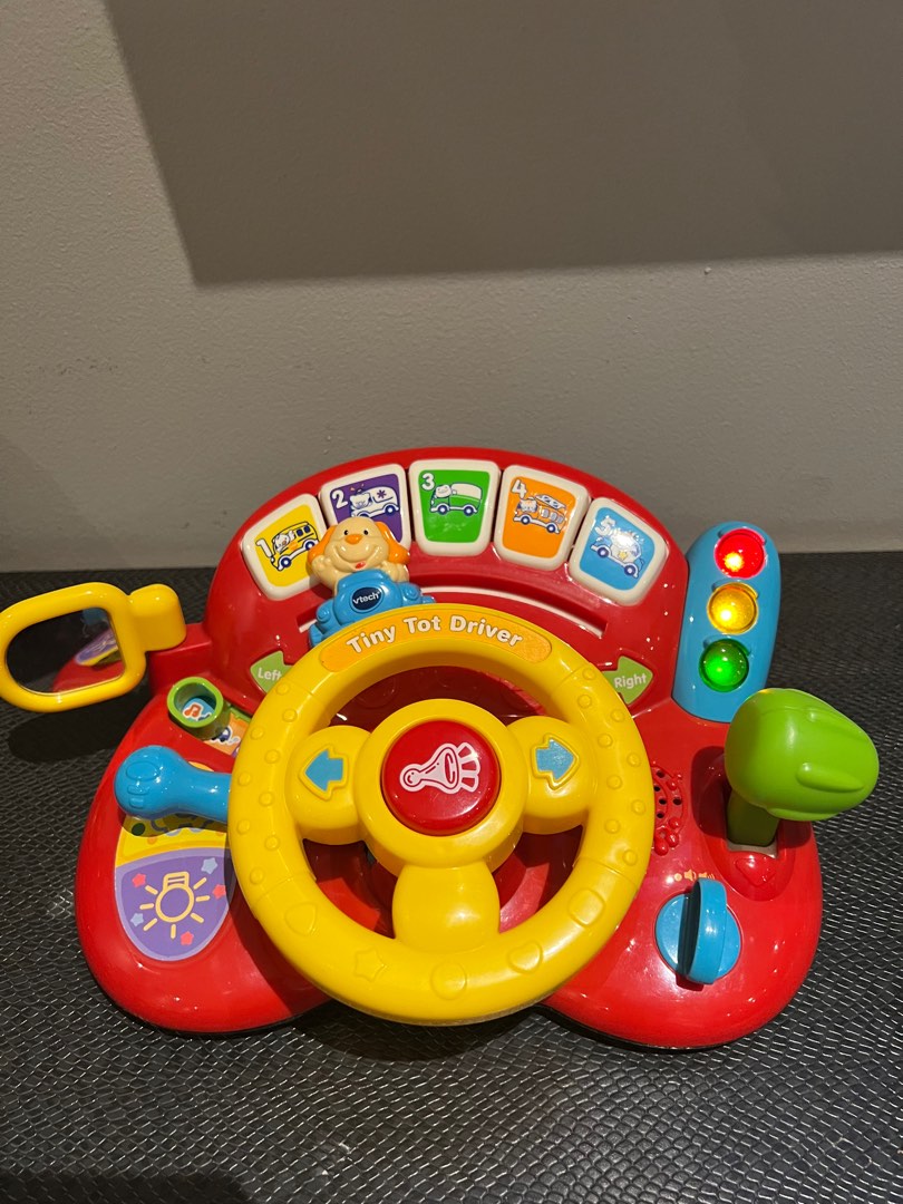 Vtech Tiny Tots Driver Mainan Bayi Setir Mobil Car 12 36 months on