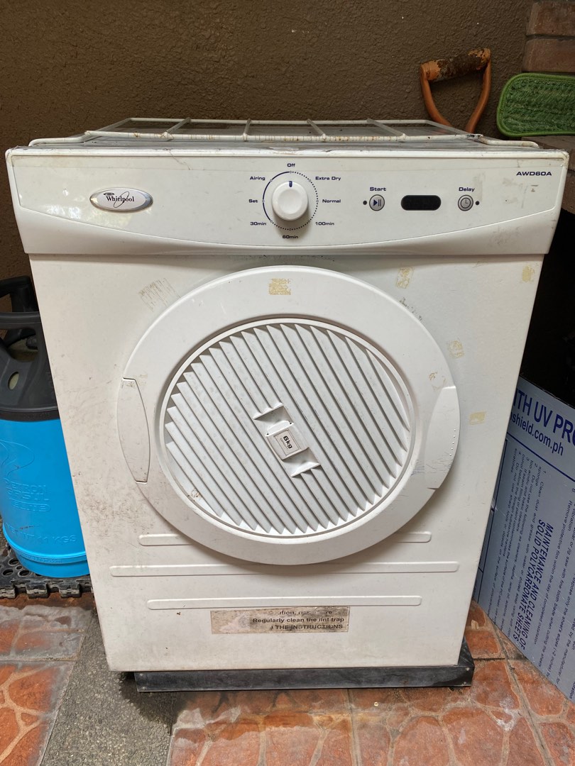 Whirlpool Dryer (Model AWD60A), TV & Home Appliances, Washing Machines and Dryers on Carousell