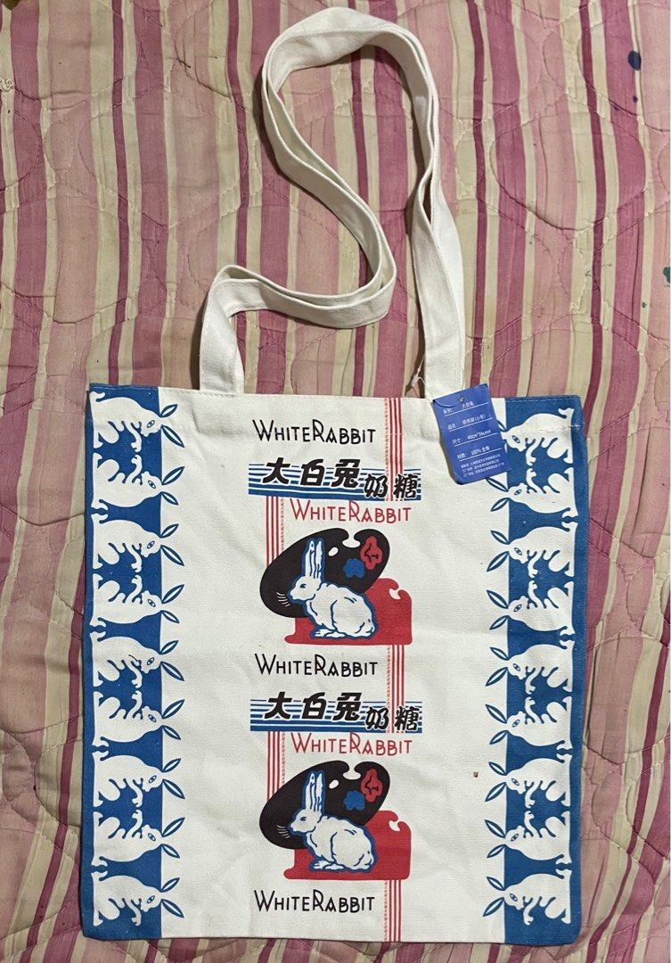 White Rabbit Tote Bag on Carousell