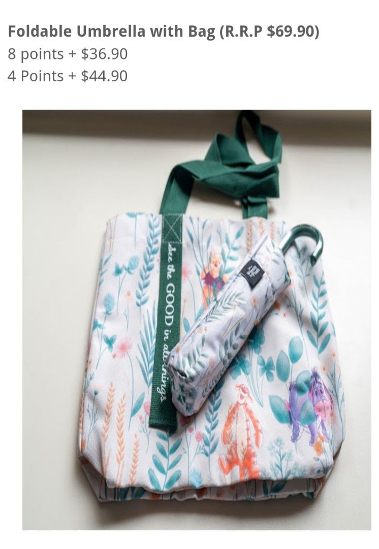 Winnie the pooh umbrella, Hobbies & Toys, Travel, Umbrellas on Carousell
