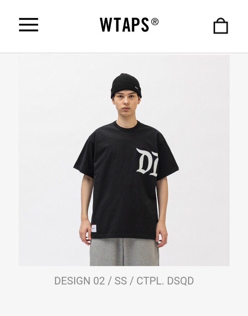 WTAPS DESIGN 02/SS/ TEE size:04, 男裝, 上身及套裝, T-shirt、恤衫