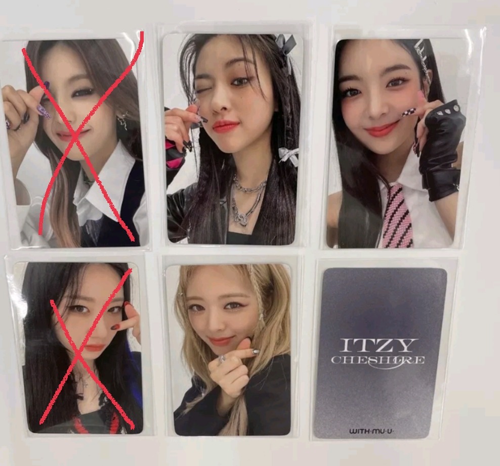 Wts itzy withmuu Cheshire official pob photocards, Hobbies