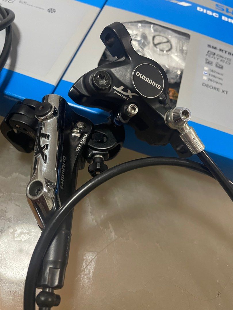 XT brake set, Sports Equipment, Bicycles & Parts, Parts & Accessories