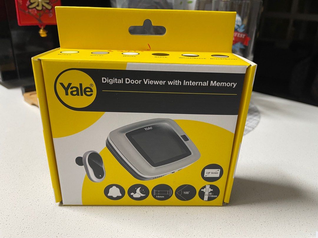 Yale Digital Door Viewer BNIB for sale, Furniture & Home Living