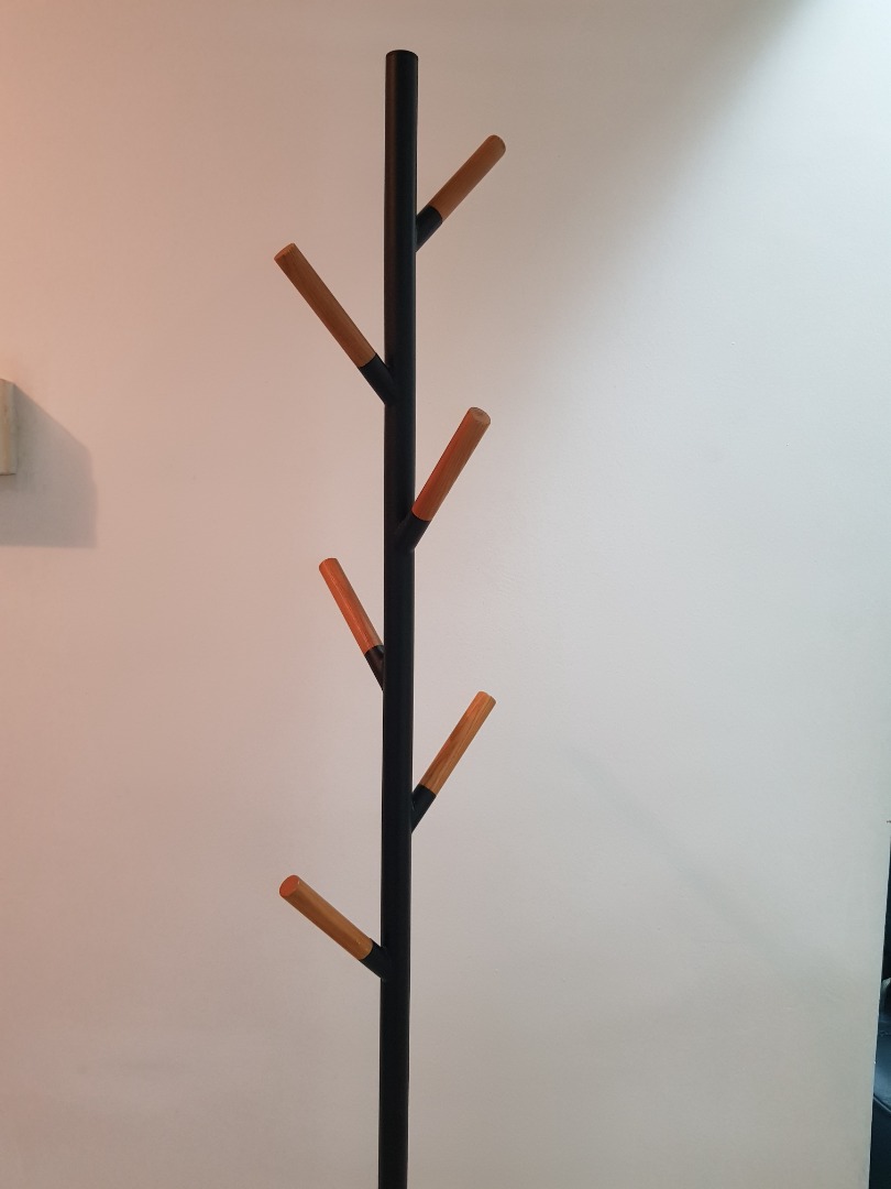 Yamazaki Freestanding Rack Coat Hanger with Sturdy Base., Furniture