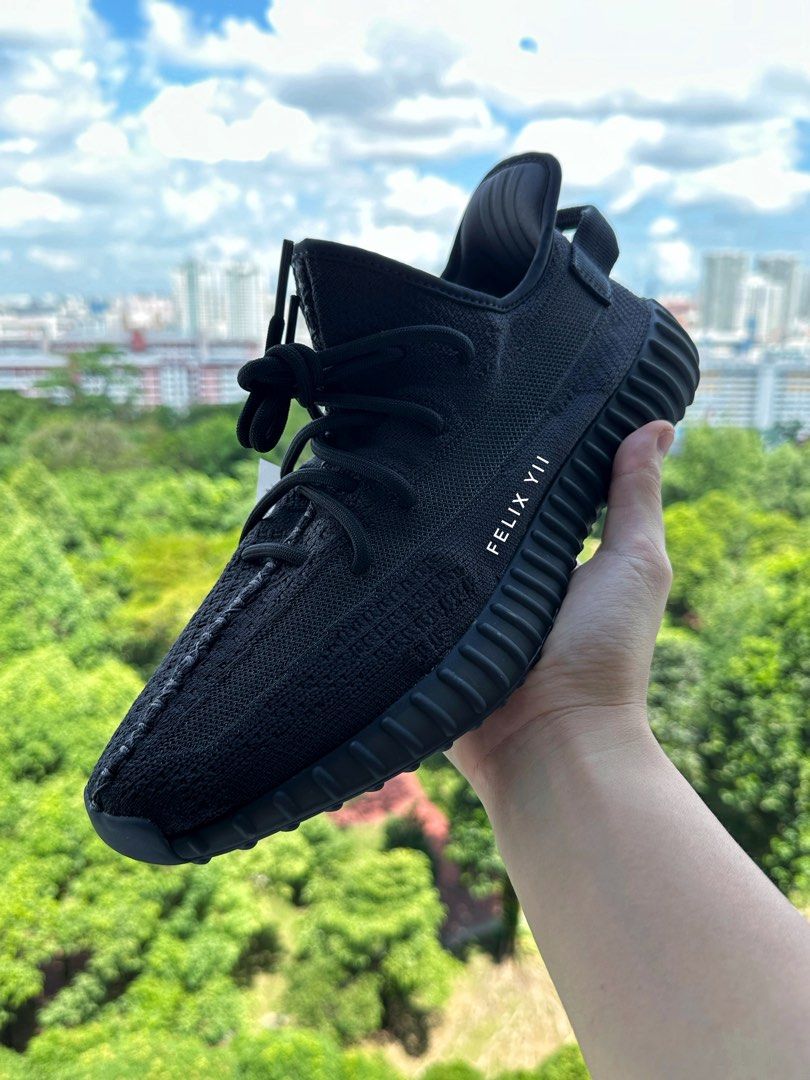 Yeezy 350v2 Onyx UK10.5 Men s Fashion Footwear Sneakers on Carousell